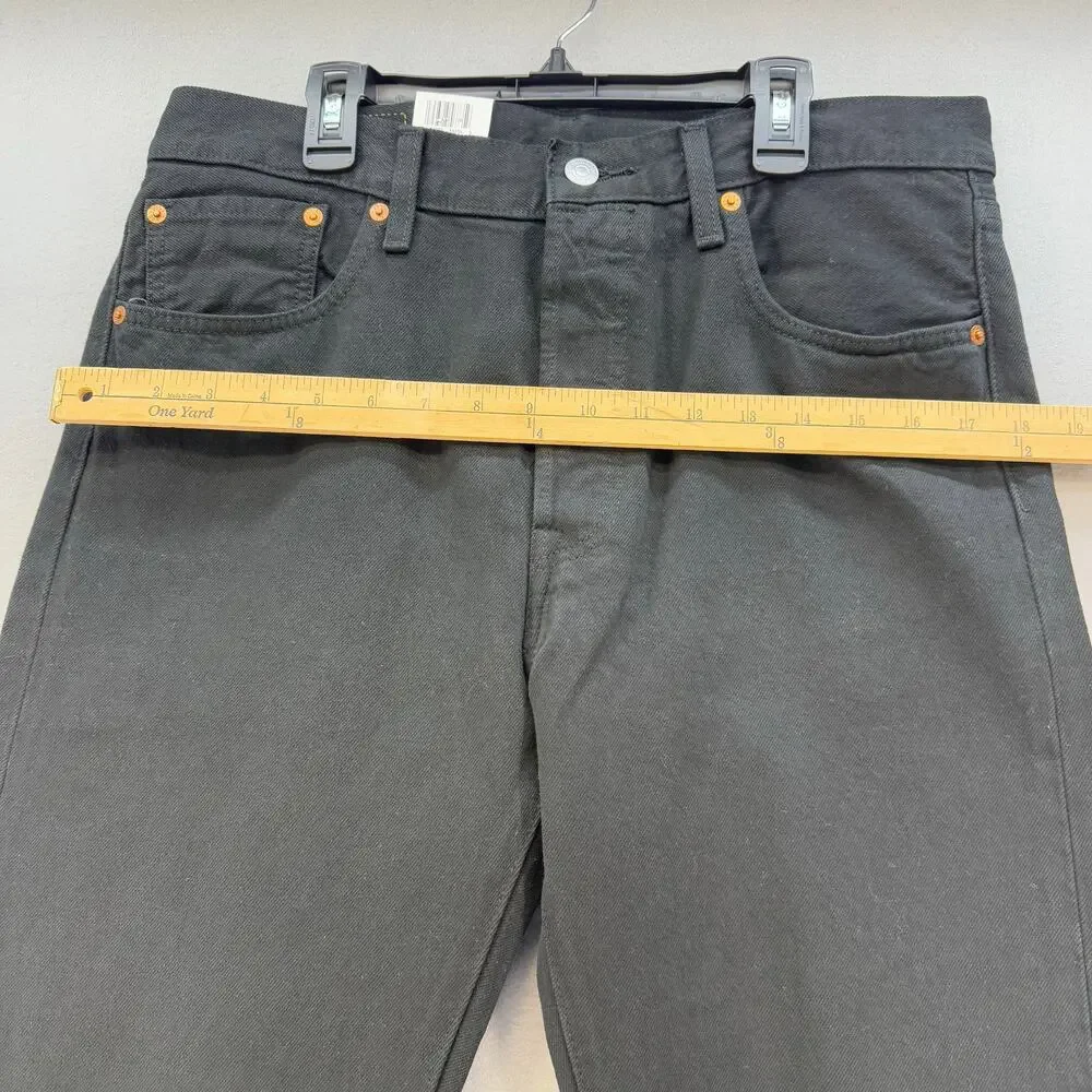 Levi's 501XX Big E Men's 33x34 Black Straight Leg Button Fly Preppy Normcore NWT